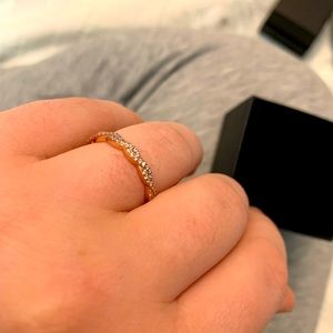 Rose Gold Eternity Wedding Band. BRAND NEW